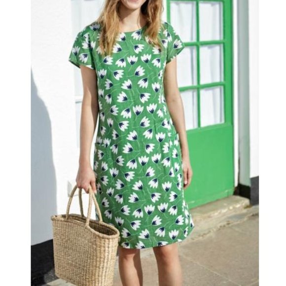 seasalt cornwall Dresses & Skirts - SEASALT CORNWALL River Cove Dress Tulip Geo Hedgerow
